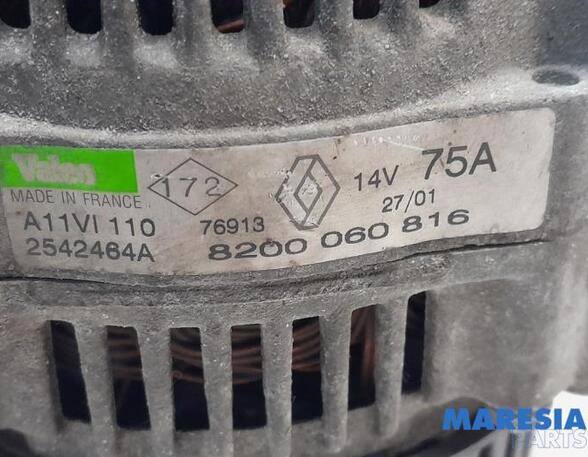 Dynamo (Alternator) RENAULT KANGOO (KC0/1_), RENAULT TWINGO I (C06_), RENAULT CLIO II (BB_, CB_)