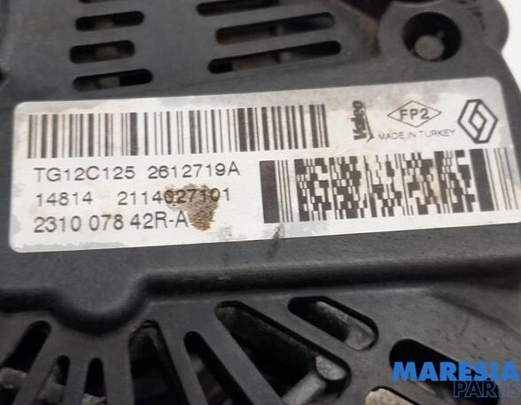 Alternator RENAULT CAPTUR I (J5_, H5_)