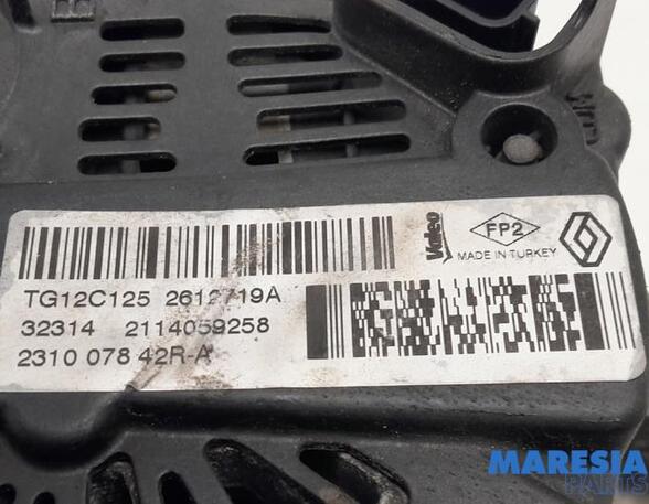 Alternator RENAULT CAPTUR I (J5_, H5_)