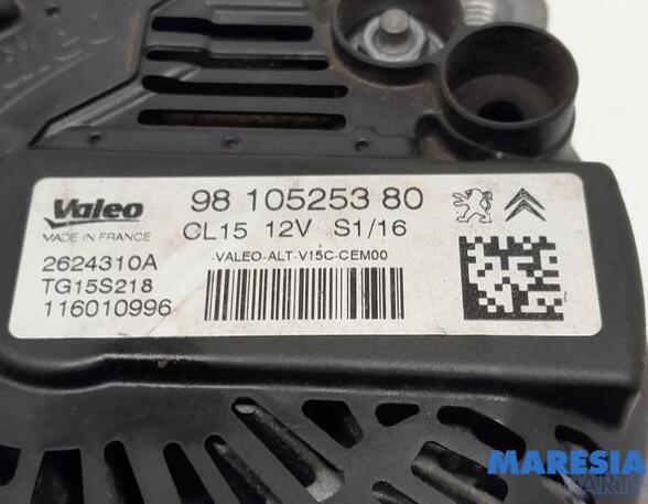 Alternator PEUGEOT 308 II (LB_, LP_, LW_, LH_, L3_)