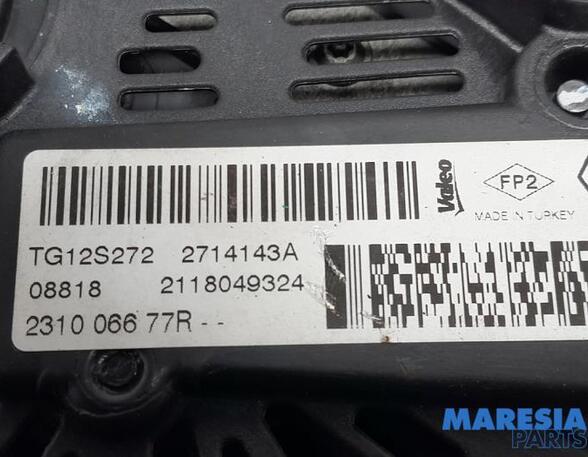 Dynamo (Alternator) RENAULT CAPTUR I (J5_, H5_)