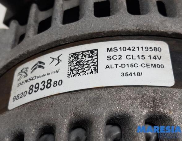 Alternator PEUGEOT 3008 SUV (MC_, MR_, MJ_, M4_)