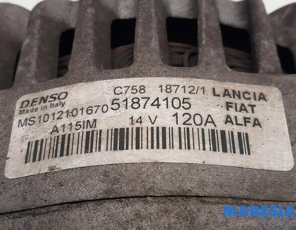 Alternator ALFA ROMEO MITO (955_), FIAT PUNTO (199_), FIAT 500L (351_, 352_), FIAT 500 (312_)