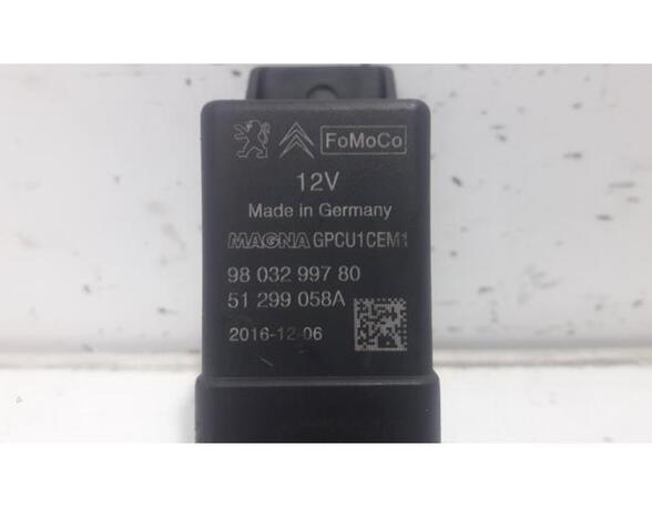 Glow Plug Relay Preheating PEUGEOT PARTNER Box Body/MPV