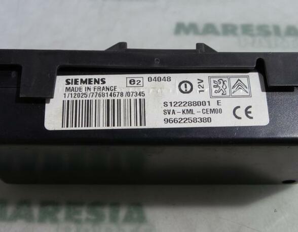 Control unit PEUGEOT 307 CC (3B)