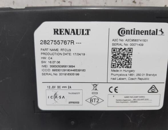 Control unit RENAULT CAPTUR I (J5_, H5_), RENAULT CLIO IV (BH_)