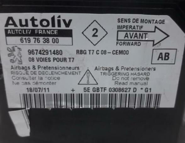 Regeleenheid airbag PEUGEOT 308 I (4A, 4C), PEUGEOT 308 SW I (4E, 4H)