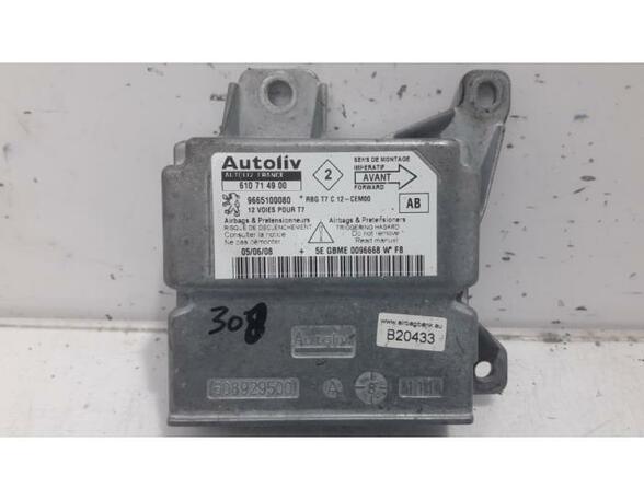 Control unit for Airbag PEUGEOT 308 SW I (4E_, 4H_)