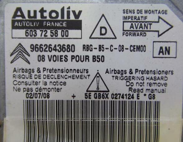 Regeleenheid airbag CITROËN C4 Coupe (LA)