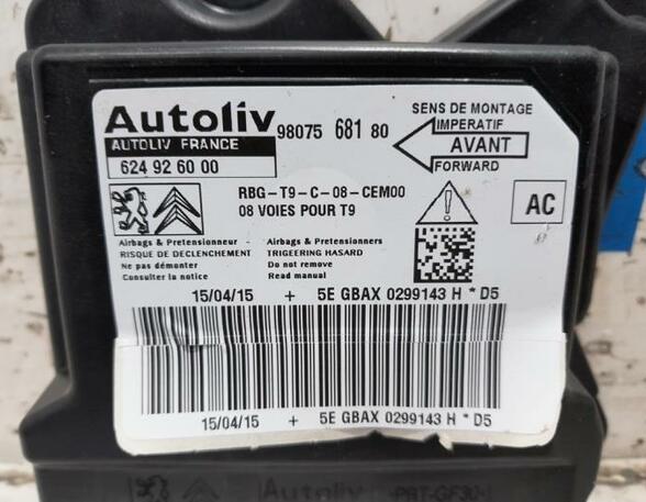 Control unit for Airbag PEUGEOT 308 II (L3, LB, LH, LP, LW)