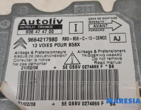 Regeleenheid airbag CITROËN C4 GRAND PICASSO I (UA_), CITROËN C4 PICASSO I MPV (UD_)