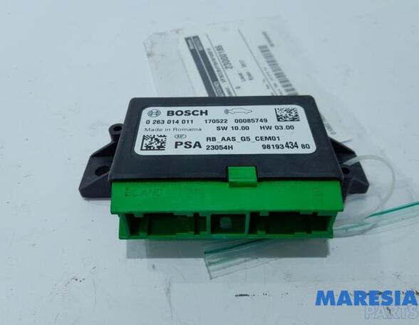 Control unit for parking support PEUGEOT 208 I (CA, CC)