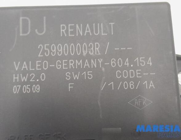 Control unit for parking support RENAULT SCÉNIC III (JZ0/1_), RENAULT GRAND SCÉNIC III (JZ0/1_)