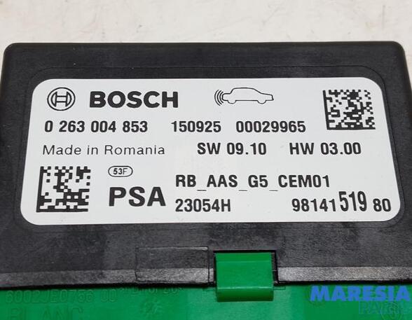 Control unit for parking support PEUGEOT RCZ, PEUGEOT 508 I (8D_), CITROËN C4 GRAND PICASSO II (DA_, DE_), CITROËN C4 PICASSO II