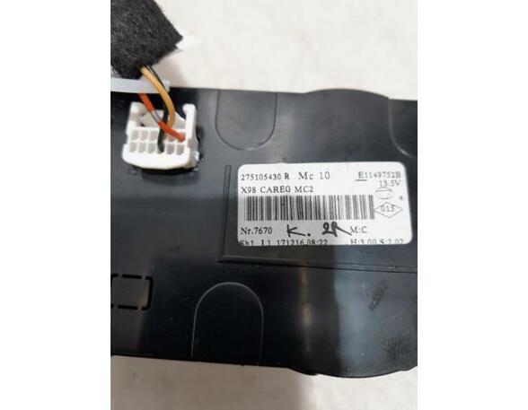 Heating & Ventilation Control Assembly RENAULT CAPTUR I (J5_, H5_), RENAULT CLIO IV (BH_)