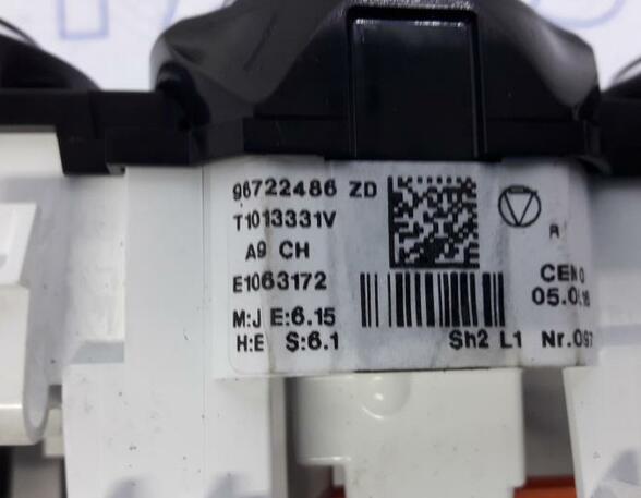 Heating & Ventilation Control Assembly PEUGEOT 208 I (CA, CC)