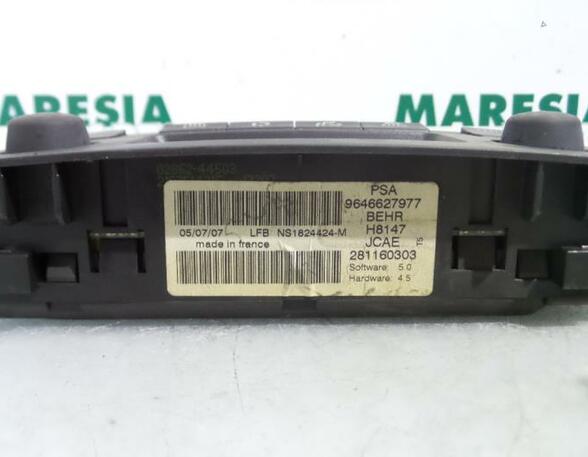 Heating & Ventilation Control Assembly PEUGEOT 307 SW (3H)