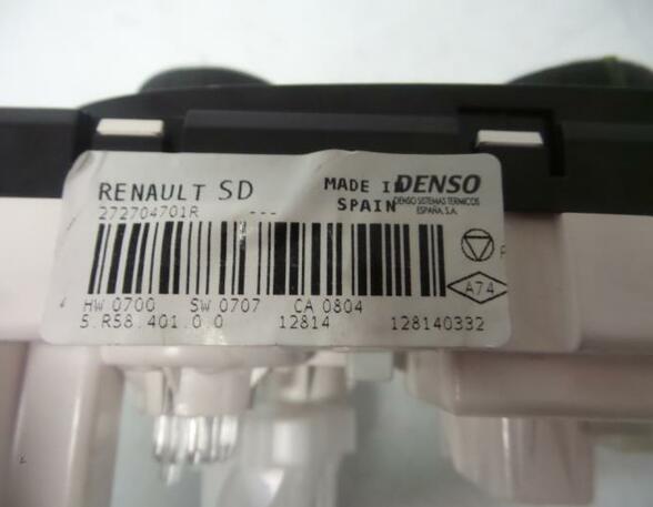 Heating & Ventilation Control Assembly RENAULT CAPTUR I (J5_, H5_), RENAULT CLIO IV (BH_)