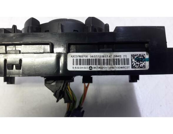 Heating & Ventilation Control Assembly PEUGEOT 5008 (0E, 0U)