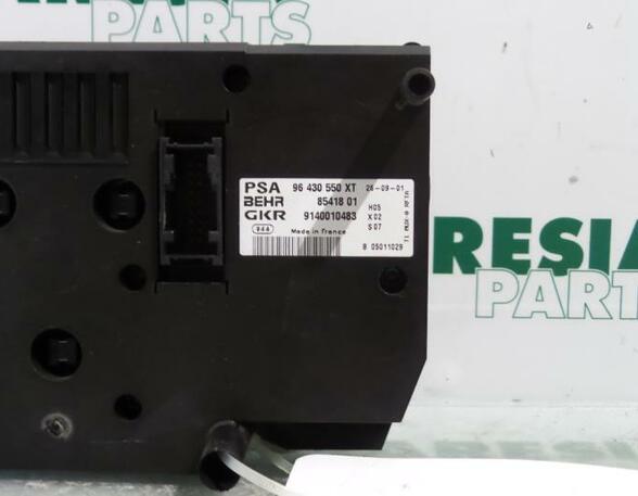 Heating & Ventilation Control Assembly PEUGEOT 206 Schrägheck (2A/C), PEUGEOT 206 Stufenheck (--)