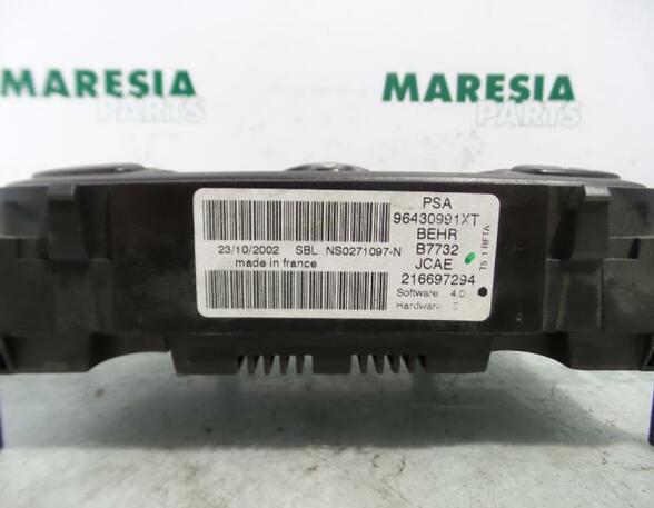 Heating & Ventilation Control Assembly PEUGEOT 307 (3A/C)