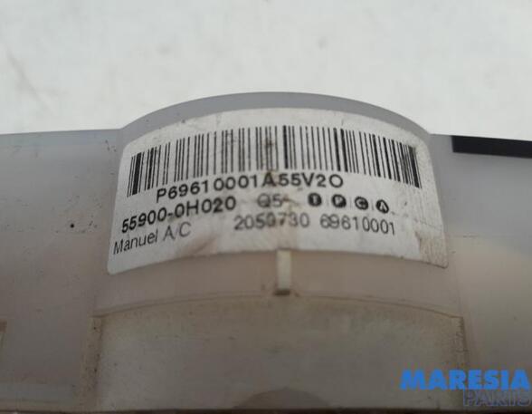 Heating & Ventilation Control Assembly CITROËN C1 (PM_, PN_), PEUGEOT 107 (PM_, PN_)