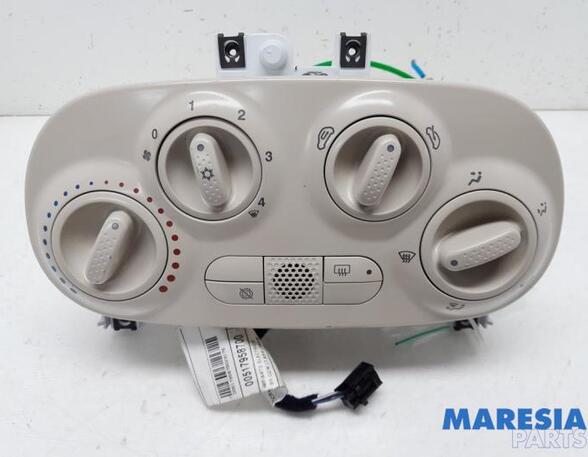 Heating & Ventilation Control Assembly ABARTH 500C / 595C / 695C (312_), ABARTH 500 / 595 / 695 (312_), FIAT 500 (312_), FIAT 500 C (312_)