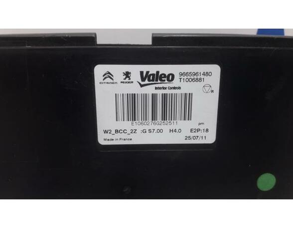 Control unit for heating and ventilation PEUGEOT 508 SW I (8E_)