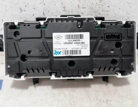 Instrument Cluster RENAULT CAPTUR I (J5_, H5_), RENAULT CLIO IV (BH_)