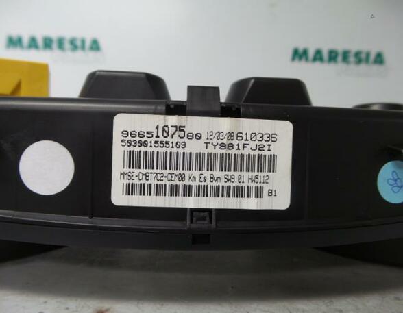 Instrument Cluster PEUGEOT 308 I (4A, 4C), PEUGEOT 308 SW I (4E, 4H)