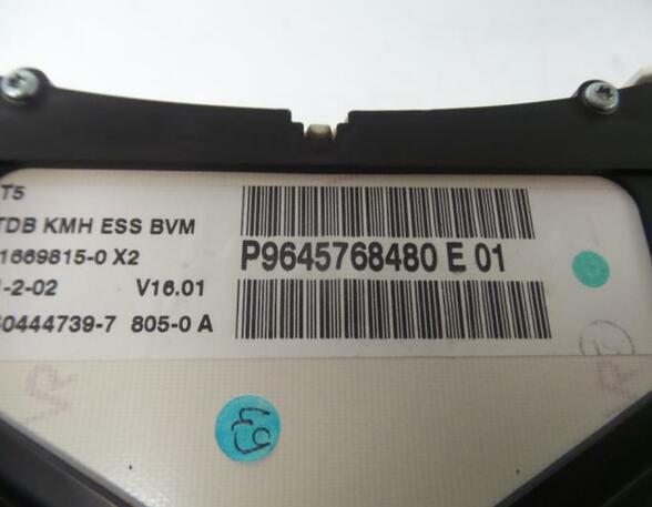 Instrument Cluster PEUGEOT 307 (3A/C)