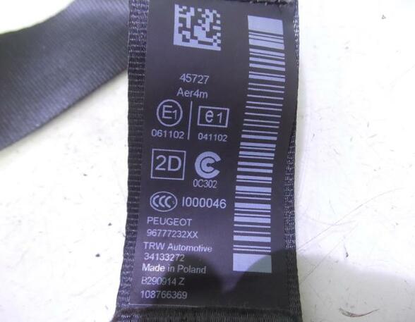 Safety Belts PEUGEOT 308 SW II (LC_, LJ_, LR_, LX_, L4_)