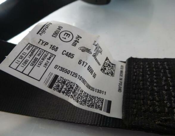 Safety Belts FIAT Grande Punto (199), FIAT Punto (199), FIAT Punto Evo (199)