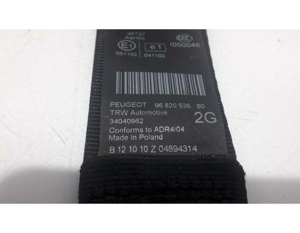 Safety Belts PEUGEOT 5008 (0E, 0U)