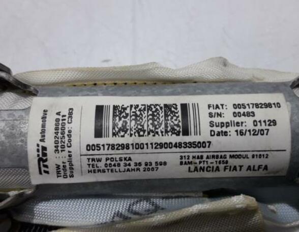 Airbag Dach links Fiat 500 312 00517829810 P15649463