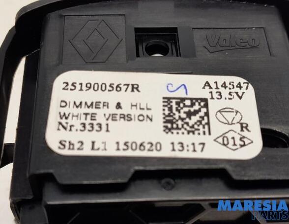 Schalter für Leuchtweitenregelung Renault Zoe Kasten/Schrägheck BFM 251900567R P21154548