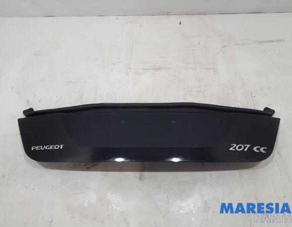 Boot (Trunk) Lid PEUGEOT 207 CC (WD)