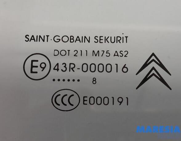 Door Glass CITROËN C4 GRAND PICASSO I (UA_), CITROËN C4 PICASSO I MPV (UD_)