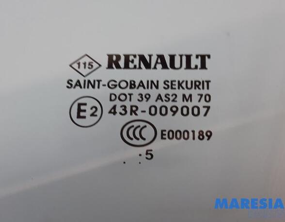 Door Glass RENAULT ZOE (BFM_), RENAULT ZOE Hatchback Van (BFM_)