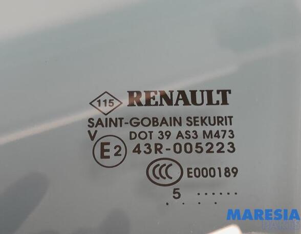 Door Glass RENAULT ZOE (BFM_), RENAULT ZOE Hatchback Van (BFM_)