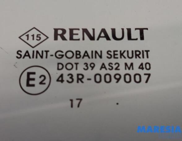 Door Glass RENAULT CAPTUR I (J5_, H5_), RENAULT CLIO IV (BH_), RENAULT CLIO IV Grandtour (KH_)