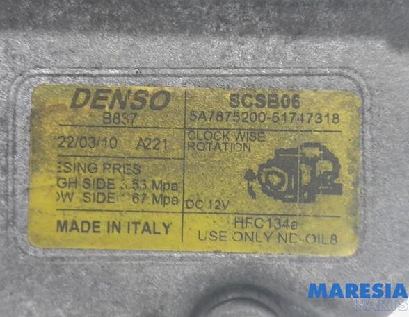 51747318 Klimakompressor FIAT 500 (312) P20076177