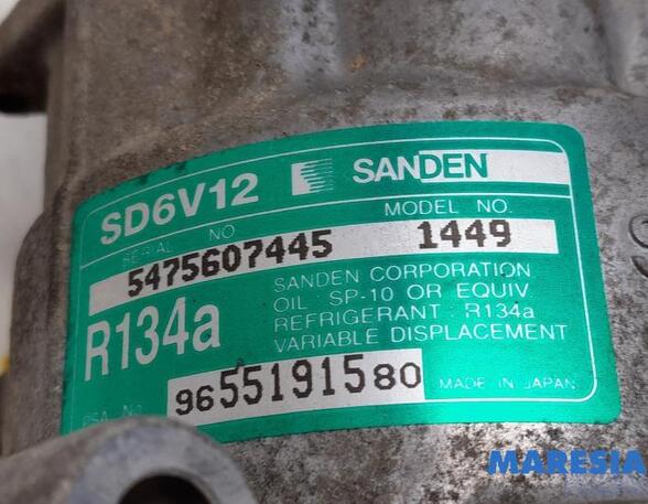 Air Conditioning Compressor PEUGEOT 307 CC (3B)