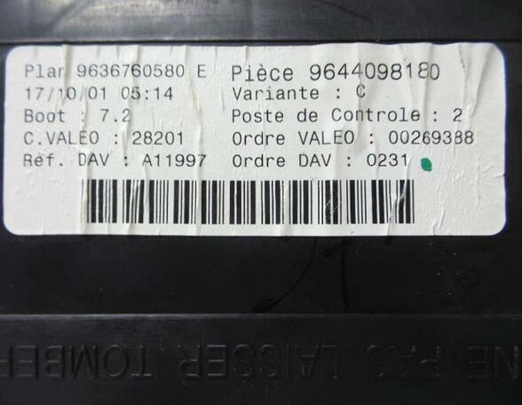 Control unit for engine PEUGEOT 307 (3A/C)