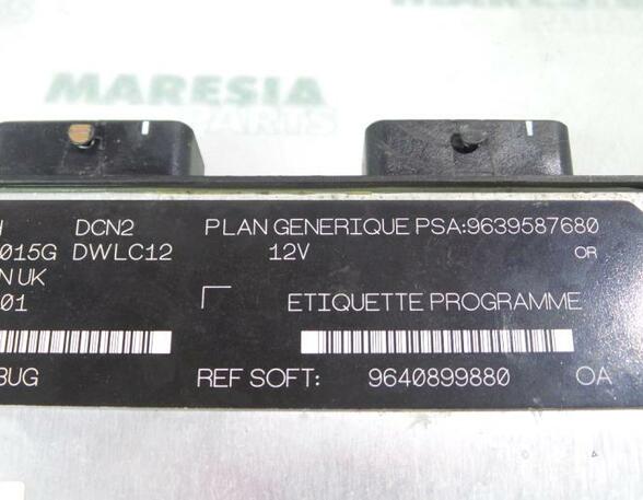 Control unit for engine PEUGEOT 206 Schrägheck (2A/C)