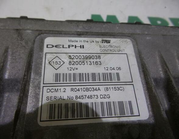 Control unit for engine RENAULT Clio III (BR0/1, CR0/1)