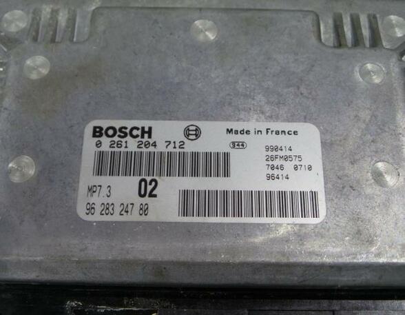 Control unit for engine PEUGEOT 206 Schrägheck (2A/C), PEUGEOT 206 Stufenheck (--)