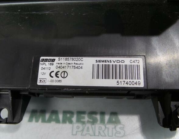 Control unit for engine FIAT Panda (169)