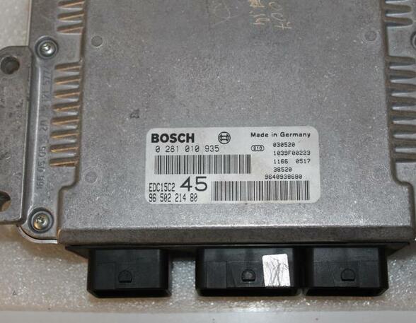 Engine Management Control Unit PEUGEOT 307 Break (3E), PEUGEOT 307 SW (3H)