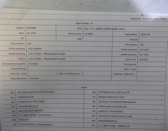 Steuergerät Motor Fiat Doblo Van 119, 223 0281010344 P1369533